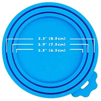 SACRONS-Can Covers/3 Pack/Universal Silicone Food Can Lid Cover for Pet Food/Fits Most Standard Size Dog and Cat Can Tops - BESTMASCOTA.COM