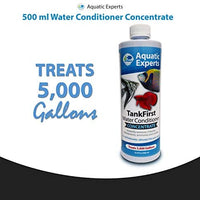 TankFirst Acondicionador de agua completo para acuario, acondicionador de agua para peces, elimina instantáneamente el cloro, cloraminas, amoniaco y nitritos de los tanques de pescado - BESTMASCOTA.COM