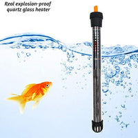 Calentador de acuario 50W/100W/200W/300W Tanque de peces Calentador de agua sumergible de temperatura ajustable termostato para 15 30 55 75 galones de agua salada Betta Tanques de agua dulce con 2 ventosas - BESTMASCOTA.COM