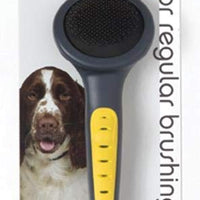 JW Pet Company Gripsoft Slicker Brush cepillo para polvo, pequeño para perros - BESTMASCOTA.COM