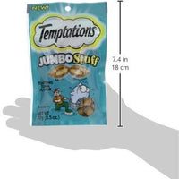 TEMPTATIONS Jumbo Stuff Crunchy and Soft Cat Treats, 2.5 oz. (12 Pack) - BESTMASCOTA.COM