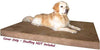 Dogbed4less - Funda de edredón para cama de mascotas, de microfibra, duradera, color marrón, con funda interior impermeable para perros pequeños, medianos y extra grandes - BESTMASCOTA.COM