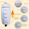 EACHON Heating Pad for Dogs Cats Electric Heated Pet Beds Warming Pet Mats Adjustable Safety Waterproof Chew Resistant Steel Cord wifh Free pet Comb (S Gray) - BESTMASCOTA.COM