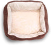 Long Rich Reversible Rectangle Pet Bed Dog Bed with Dog Paw Embroidery,Medium size, by Happycare Textiles - BESTMASCOTA.COM
