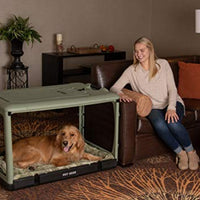 Pet Gear “The Other Door” 4 Door Steel Crate with Plush Bed + Travel Bag for Cats/Dogs - BESTMASCOTA.COM