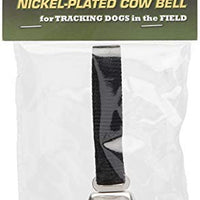 Coastal Pet - Campana de vaca niquelada con correa de nailon negro para rastrear perros en el campo - BESTMASCOTA.COM