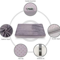 JoicyCo - Colchón ortopédico para cama de perro, lavable, antideslizante, con funda extraíble - BESTMASCOTA.COM