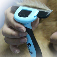 Petgle - Cepillo para perros y gatos, reduce eficazmente la pérdida de pelo, cepillo de aseo profesional y herramienta de desenredado para perros y gatos - BESTMASCOTA.COM