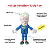 FUZZU Political Parody Dog Toys with Squeakers (Medium to Large Dogs), Various Styles (Bernie, Bill, Donald, Hillary, Vladimir) - Fun & Entertaining, Durable, Hand Illustrated Design & Premium Quality - BESTMASCOTA.COM