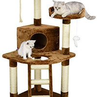 GO Pet Club Paw Print 48 en. Cat Árbol Condo - BESTMASCOTA.COM