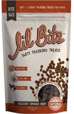 Lil' Bitz Hickory Smoked Beef Training Treats (4 oz) - BESTMASCOTA.COM