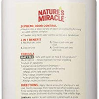 Nature's Miracle Supreme Champú para control de olores y cobertizos. - BESTMASCOTA.COM