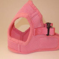 Arnés para perros de malla suave, cómodo para razas pequeñas, cachorros, juguetes, de 2 a 16 lb, en color rosa bebé, azul, negro, rojo, camuflado en tamaño pequeño, mediano, grande y extra grande - BESTMASCOTA.COM