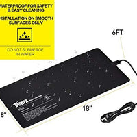 iPower 2-Pack Reptile Heating Pad Terrarium Heater Under Tank Heat Mat for Amphibians and Reptiles Pet - BESTMASCOTA.COM