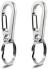 IVIA - Clips para etiquetas de perro, múltiples tamaños de acero inoxidable 304, clip rápido con anillos/fácil cambio de identificación para mascotas para collares y arneses. - BESTMASCOTA.COM