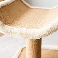 Catry, cuna de árbol para gatos con postes de sisal natural y cuerda de amarre para gatitos, S talla, Básico - BESTMASCOTA.COM