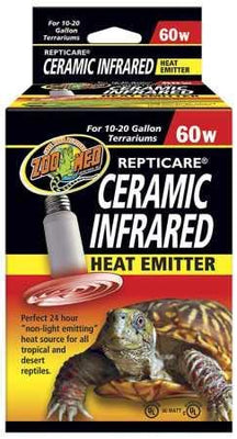 Zoo Med Repticare Ceramic Infrared Heat Emitters, 60 Watts - BESTMASCOTA.COM