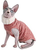 Kitipcoo Sphynx - Ropa de invierno para gatos, abrigo de pelo sintético cálido, abrigo de cuello alto para gatos, pijamas para gatos y perros pequeños, suéteres para gatos sin pelo - BESTMASCOTA.COM