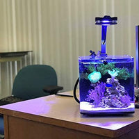 Luz LED de acuario para agua salada, agua dulce, tanque plantado, abrazadera de luces para arrecife de coral, tanque de peces, con cuello de cisne - BESTMASCOTA.COM