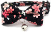 PetFavorites - Collar con pajarita para gato con campana - Accesorio para ropa de cachorro y gatito con flores, ajustable y hecho a mano. - BESTMASCOTA.COM