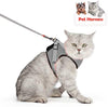 Arnés ajustable para mascotas, gato, gato, gato, gatito, arnés para caminar, chaleco de malla suave con tiras reflectantes, arnés para perros y gatos pequeños - BESTMASCOTA.COM