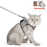 Arnés ajustable para mascotas, gato, gato, gato, gatito, arnés para caminar, chaleco de malla suave con tiras reflectantes, arnés para perros y gatos pequeños - BESTMASCOTA.COM