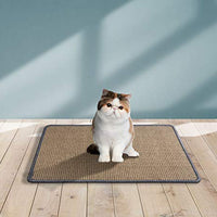 LsaiFater - Alfombra rascadora para gatos, sisal natural, protege alfombras y sofás - BESTMASCOTA.COM