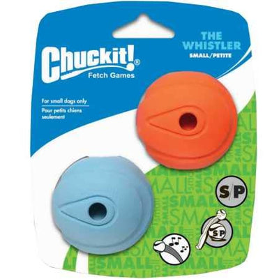 Chuckit! Canine Hardware Whistler Ball Small (2 Pack) - BESTMASCOTA.COM