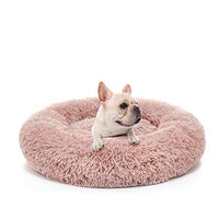 MIXJOY Cama ortopédica para perro, cómoda cama redonda para perro, ultrasuave, lavable, para perro y gato, cojín cama (22.8 in/29.9 in/35.8 in) - BESTMASCOTA.COM