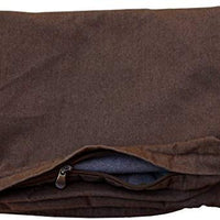 Dogbed4less - Funda exterior para cama de mascotas, color marrón chocolate, para cama de mascotas pequeña, mediana y extragrande - BESTMASCOTA.COM