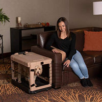 Pet Gear “The Other Door” 4 Door Steel Crate with Plush Bed + Travel Bag for Cats/Dogs - BESTMASCOTA.COM