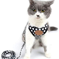 SMALLLEE_Lucky_Store - Conjunto de arnés de malla suave de nailon para mascotas, gatos - BESTMASCOTA.COM