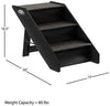 PETMAKER - Escaleras plegables para mascotas (madera, plegable, resistente, colección compacta) - BESTMASCOTA.COM