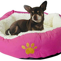 Evelots suave mascota cama, Cats & Dogs, 17" D x 5" H, varios colores - BESTMASCOTA.COM