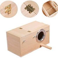 YJJKJ - Caja de madera para periquitos y cacatúas - BESTMASCOTA.COM