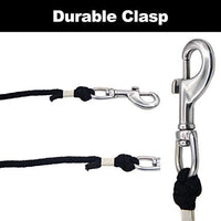 OFPUPPY Cat Tie Out Pet Rope Leash - Nylon Braided Cat Lead for Outside, Black, - BESTMASCOTA.COM