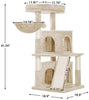 Hey-bro - Árbol para gatos de varios niveles con postes de rascador cubiertos de sisal para gatitos, gatos y mascotas - BESTMASCOTA.COM