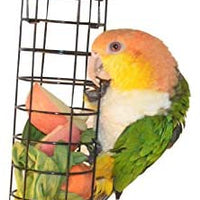 QBLEEV alimentador de tubo de pájaro, colgante de loro, tubo de forraje de juguetes para jaulas, soporte de mijo creativo para loro, caja de regalo de frutas y verduras. - BESTMASCOTA.COM