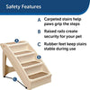 PetSafe Solvit PupSTEP Plus Pet Stairs, Foldable Steps for Dogs and Cats, for Small, Medium, Large, X-Large Pets - BESTMASCOTA.COM