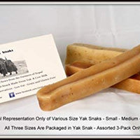 Yak Snak Dog Chews - All Natural Hard Cheese Himalayan Dog Treats - Long Lasting Dog Chews, Made from Yak Milk, Small, Medium. Large & Extra Large Sizes - BESTMASCOTA.COM