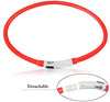 Collar LED para perro, recargable por USB, collar brillante para perro, cuello iluminado, mejora la seguridad y visibilidad de la mascota en la noche, 3 modos intermitentes, resistente al agua, collar iluminado para perros pequeños y medianos grandes - BESTMASCOTA.COM