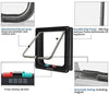 Success - Puertas para gatos grandes para puertas interiores y exteriores, XL para mascotas para gatos y perros grandes, 4 vías con cierre de solapa para puertas correderas, ventanas y paredes, marrón, tamaño exterior 11.0 x 9.8 in - BESTMASCOTA.COM