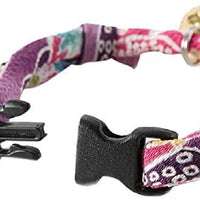 Necoichi Chirimen Hanabi Fireworks Collar para gato, hecho a mano en Japón, 1 tamaño para todos - BESTMASCOTA.COM