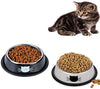 Cuenco de acero inoxidable para gatos, de acero inoxidable, para gatos, gatos, conejos, gatos, platos pintados, fácil de limpiar, duradero, para alimentos y agua - BESTMASCOTA.COM