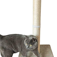 Dimaka Ultimate 29" de alto rascador de gato grande, poste de sisal natural y base pesada, rascador vertical completo - BESTMASCOTA.COM