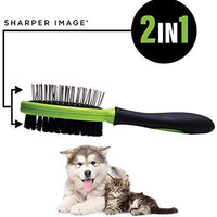 Sharper Image - Cepillo de pelo largo y corto para mascotas - BESTMASCOTA.COM