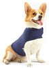 Furubaby Ansiedad Perro Abrigo una camisa Calm Down Perro Chaqueta para xs Pequeño Mediano Grande XL Perros | Color Sólido Azul Gris Verde Rosa Thunder Dog Wrap(Dark Blue) - BESTMASCOTA.COM