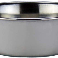 Pureness Cat Plato de acero inoxidable, 8 onzas, individual, Plateado - BESTMASCOTA.COM
