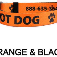 Collar de perro personalizado con texto y arte de alta definición, una alternativa de collar de perro bordado – Fabricado en los Estados Unidos – Disponible en 7 tamaños y 21 colores - BESTMASCOTA.COM