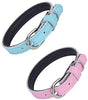Lumimi - Collar para gato, collar para cachorro, piel auténtica, longitud ajustable, fácil de limpiar, duradero y seguro, incluye cascabel y perforador, multicolor - BESTMASCOTA.COM